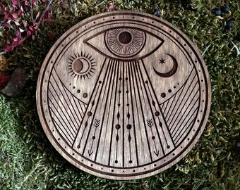 Esotericism, Mystical Eye, Magic and Ritual, Wicca, Occult, Esoteric Tool, Esoteric Altar, Sun and Moon, Wicca, Witch, Witchcraft