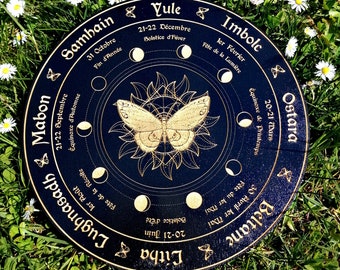 Wicca, Wheel of Life, Wheel of the Year, Wheel of Sabbats, Wiccan, Moon, Hecate, Lunar Phase, Sabbat Calendar, Coven