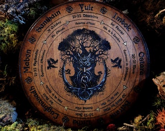Esotericism, Wicca and Sabbats, Pagan Wheel, Wheel of the Year, Wicca Calendar, Ritual and Witchcraft, Wiccan, Ostara, Mabon, Yule, Litha