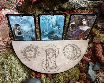 Divination Tray, Esotericism, Tarot, Oracle, Cards, Divination, Clairvoyance, Card Drawing Stand, Divinatory Tray, Gift Idea