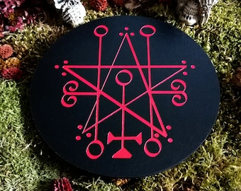 Astaroth Art Goetia Sigil occult, witchcraft, witchy, witches and wizards, occultism, witchcraft, Demon and Witchcraft, Magic Object.