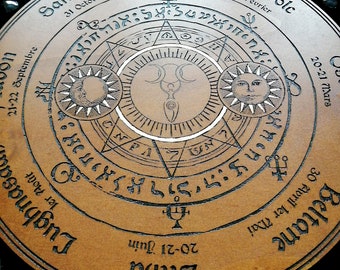 Wicca, Wheel of the Year, Wicca Wheel, Wiccan, Pagan, Hecate, goddess, magic, witch, witchy