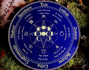 Wicca, Wiccan Wheel of the Year, Wicca Queen, Wicca Calendar, Sabbat, Triple Moon, Moon Phase, Wheel of Life, Wicca Object