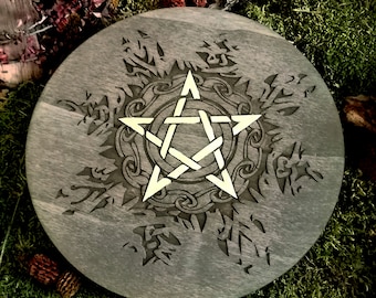Esotericism, Pentacle, Pentagram, Altar, wicca, pagan, witchy, altar, pagan witchcraft, witch protection, witchcraft and ritual