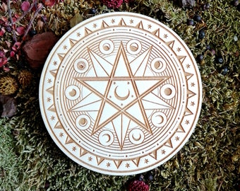 Esotericism, Sacred Pentacle, Lunar Cycle, Moons, Wicca