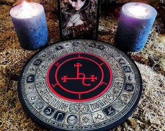 Lilith Sacred Esoteric Altar "LILITH" Wood Engraving. The Power of Lilith! Powerful Object Occult Practices and Esoteric Traditions!