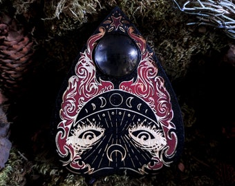 Ouija Esotericism and Divinatory Arts, Drop Pointer for Spiritism, Fantastic and Mystical Decorative Art, Occult Esoteric Tools